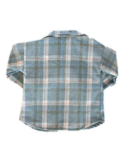 Load image into Gallery viewer, Kinsley Shirt Jacket - Blue Plaid Twill
