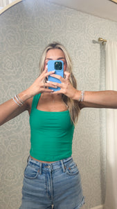 Not Your Basic Tank- Green