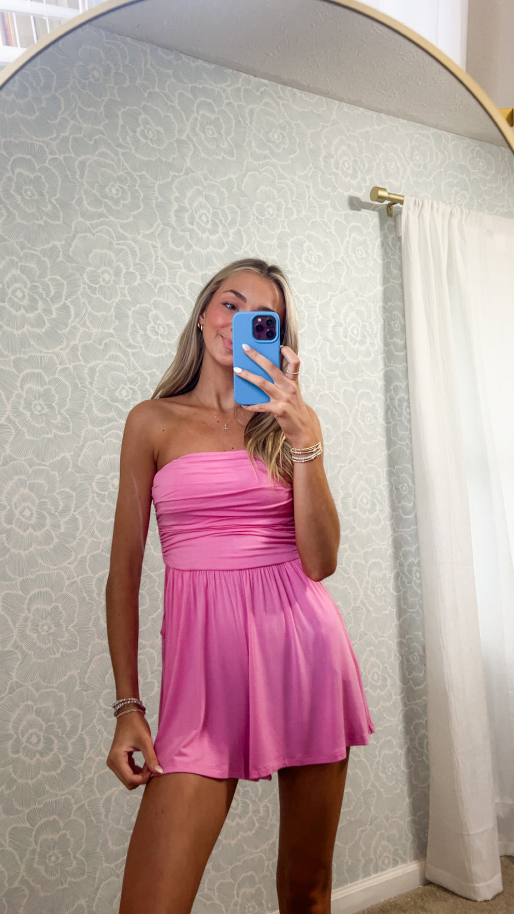 Sunny Days Ahead Romper- Pink
