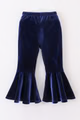 Velvet Bell Bottoms- Navy