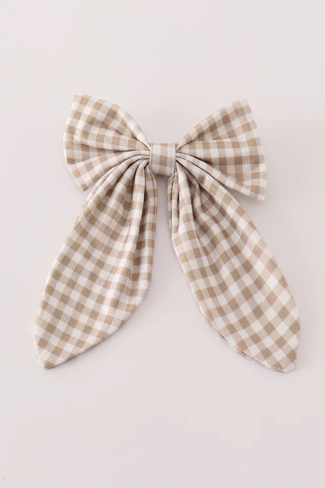 Gingham Bow