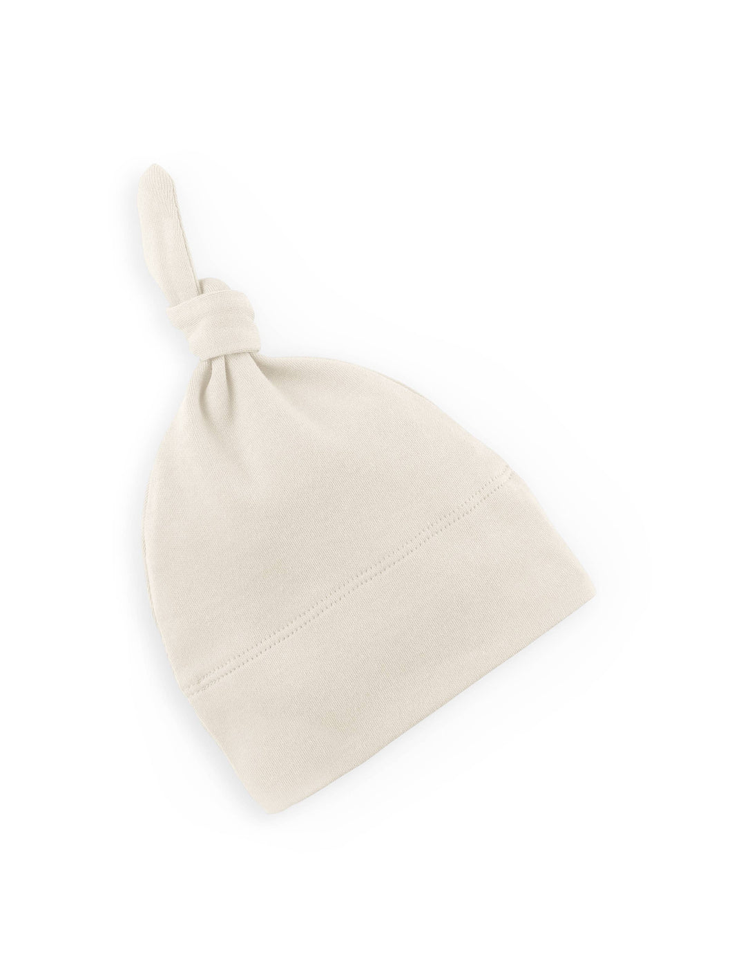 Organic Baby Classic Knotted Hat - Natural: NB