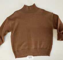 Load image into Gallery viewer, Tan Turtle Neck Sweater
