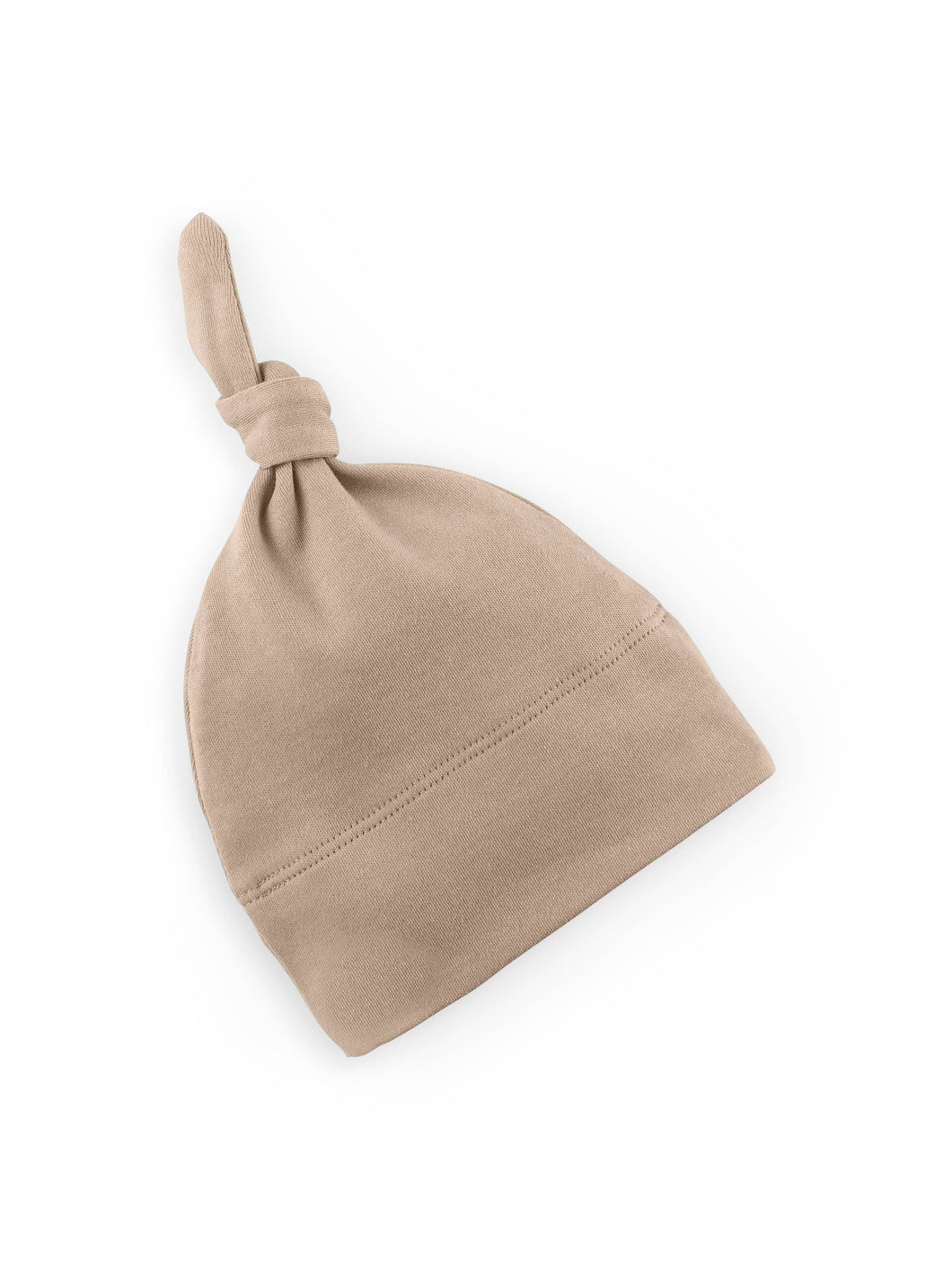 Organic Baby Classic Knotted Hat - Clay: NB