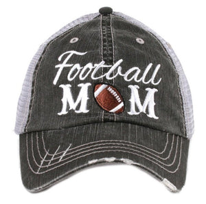 Football Mom Baseball Hat Accessory