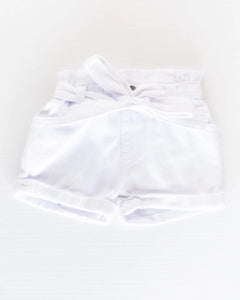 Girls / Tween white wash denim shorts
